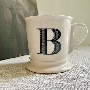 Anthropologie B Monogram Mug